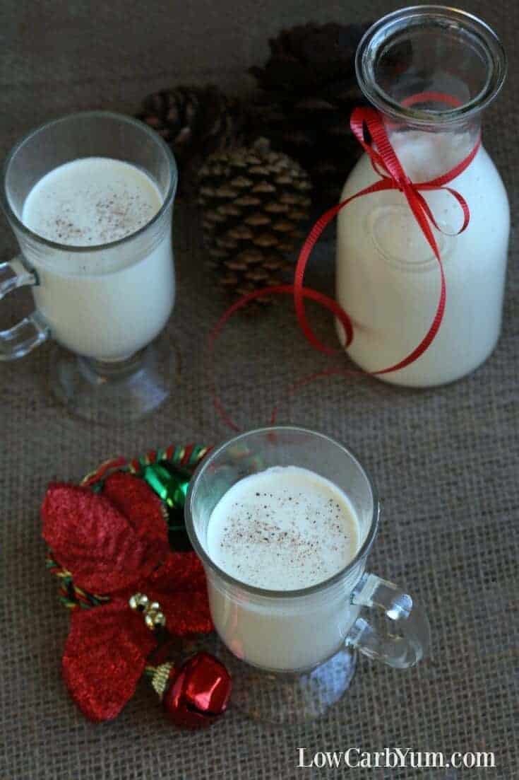 Low carb sugar free eggnog recipe