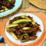 Pepper Steak Low Carb Beef Stir Fry with Baby Corn