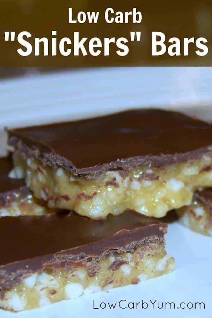 Sugar free Snickers bar recipe