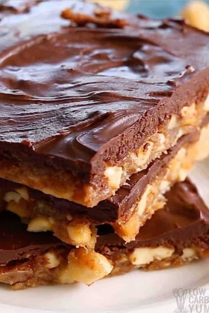 Low carb sugar free snickers bar recipe