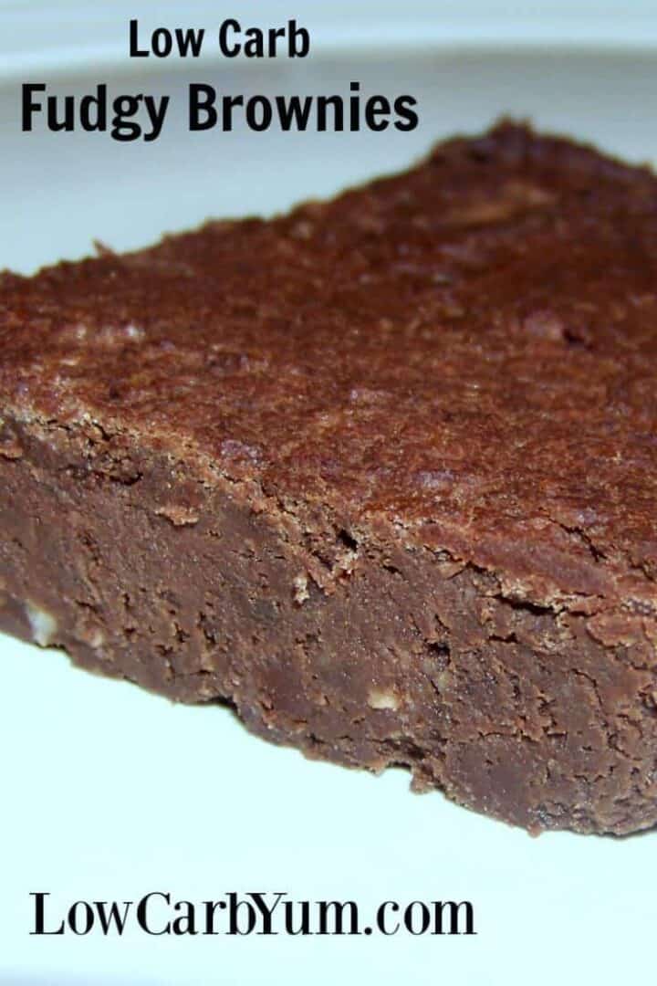 Fudgy Low Carb Black Bean Brownies (GlutenFree) Low Carb Yum