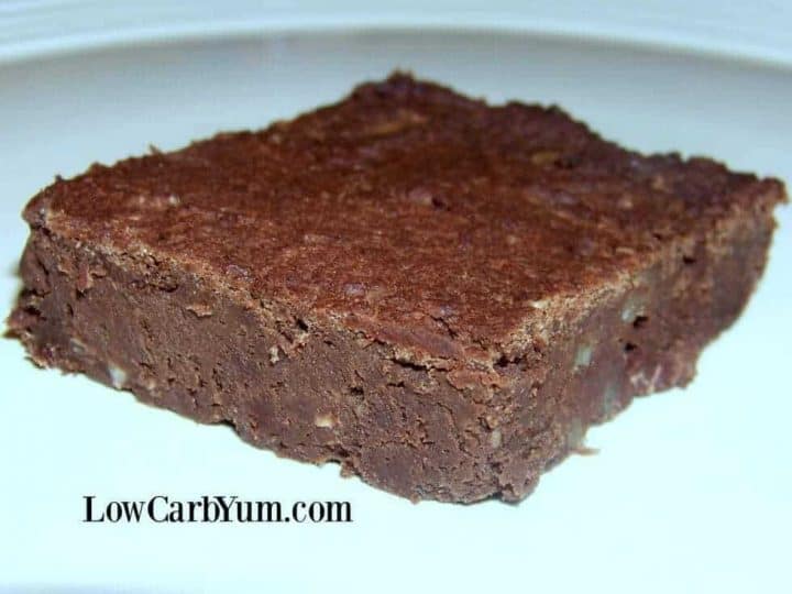 low-carb black bean brownies made with soybeans recipe