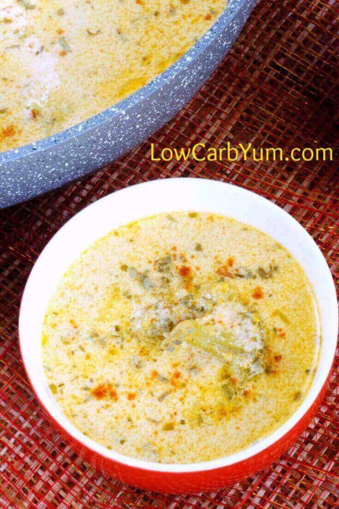 Creamy Low Carb Broccoli Cheese Soup - Gluten Free | Low Carb Yum Creamy Low Carb Broccoli Cheese Soup - Gluten Free | Low Carb Yum