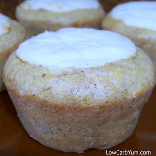Low Carb Carrot Cake Cream Cheese Muffins
