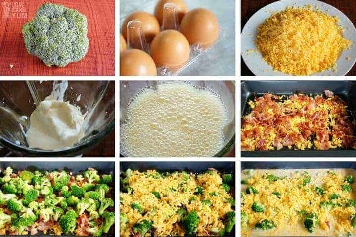 broccoli egg casserole recipe steps