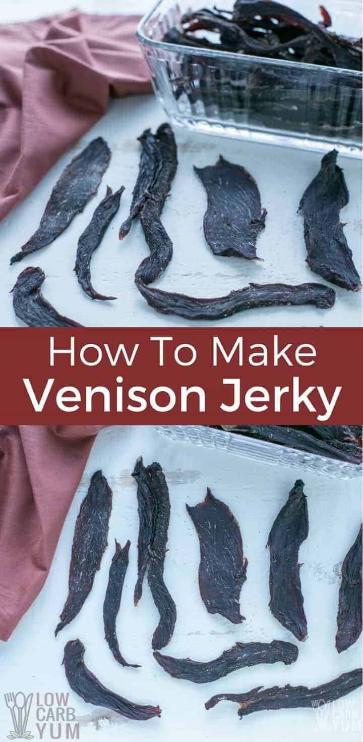 Many commercially prepared meat jerky contain sugar in the marinade. Making your own beef or venison jerky in the oven or dehydrator is well worth it. | lowcarbyum.com