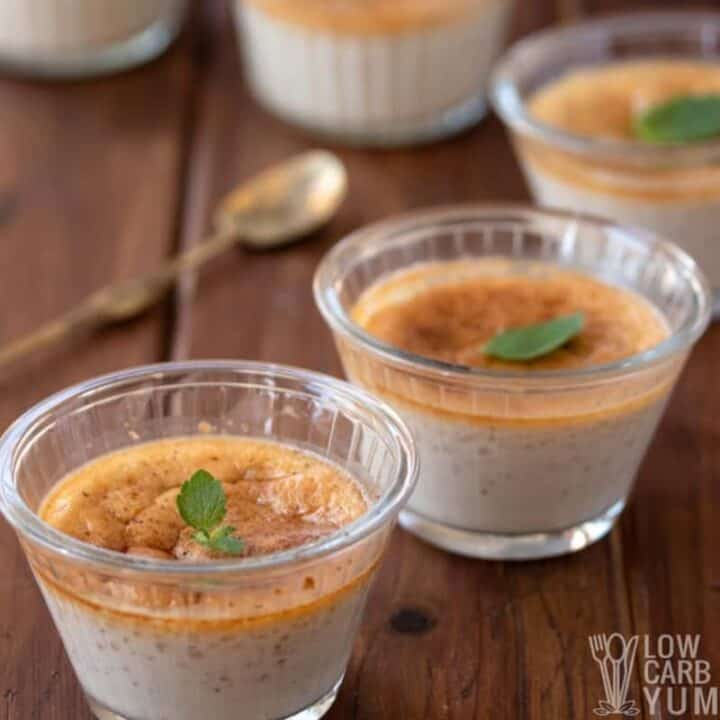 Coconut Milk Custard (DairyFree, Keto) Low Carb Yum