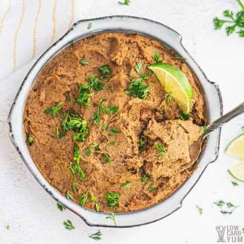can u have refried beans on keto diet