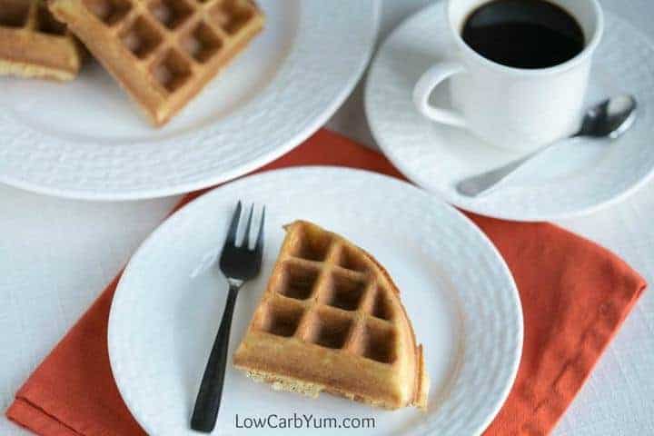 Paleo coconut flour waffles - Belgian style