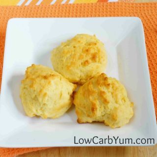 Coconut Flour Biscuits with Cheese and Garlic
