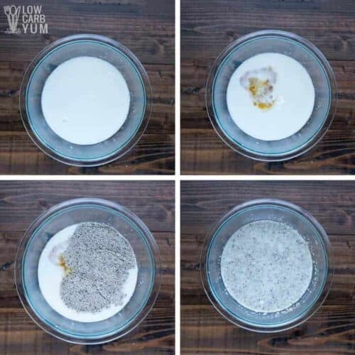Keto Chia Seed Pudding Vanilla Flavored Low Carb Yum