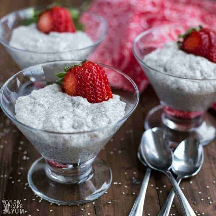 Keto Chia Seed Pudding Vanilla Flavored Low Carb Yum