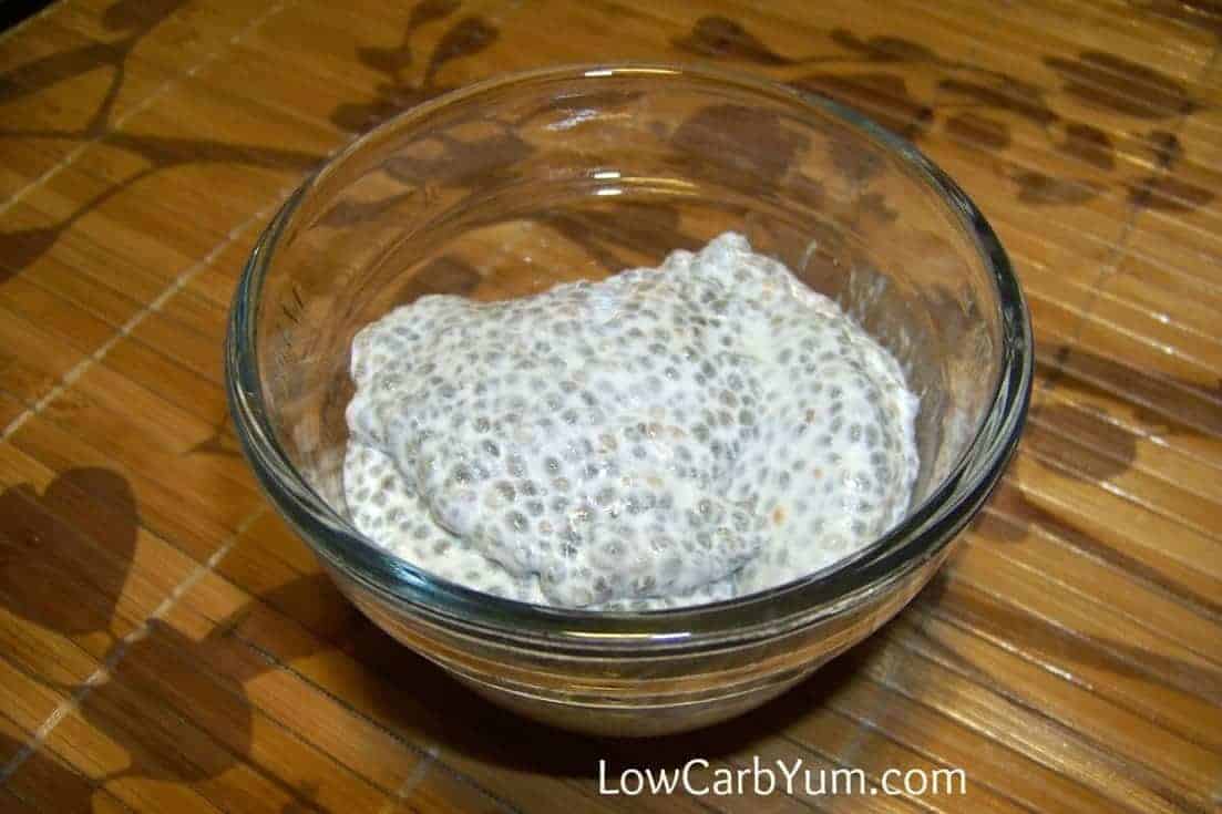 Low Carb Chia Seed Vanilla Pudding