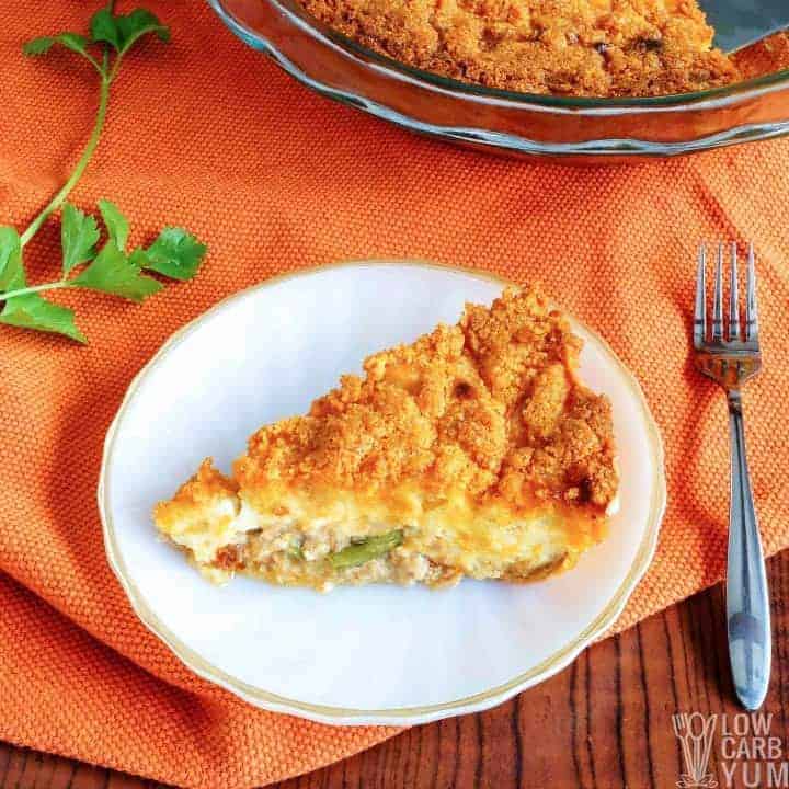 Incredible Low Carb Tuna Pie with Gluten Free Option Low Carb Yum