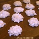 Maple no bake coconut cookies