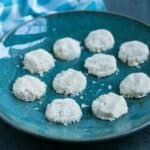 Gluten-free low carb no bake coconut cookies with baking option