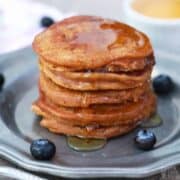 peanut butter pancakes featured image
