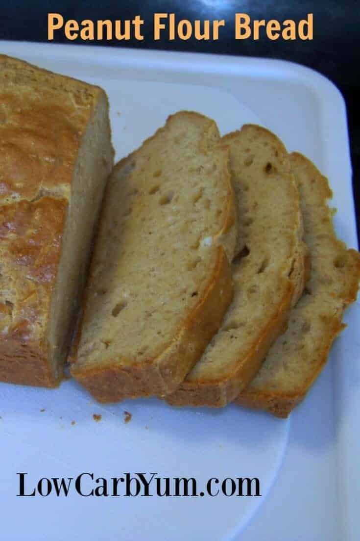 low carb peanut flour bread recipe