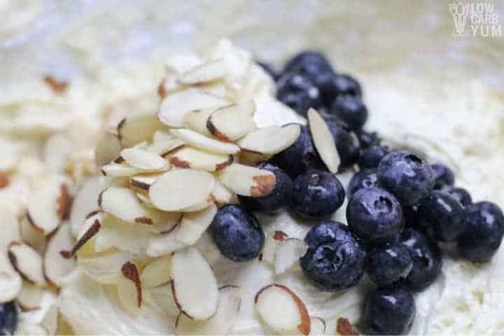 Adding Almonds and Blueberries