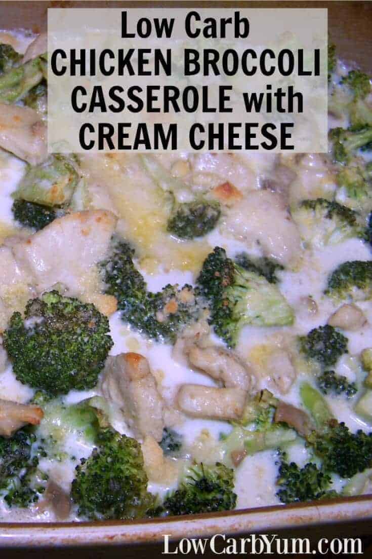 low-carb-chicken-broccoli-casserole-with-cream-cheese-c | Low Carb Yum