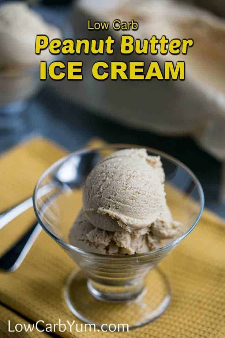 Peanut butter low carb ice cream recipe