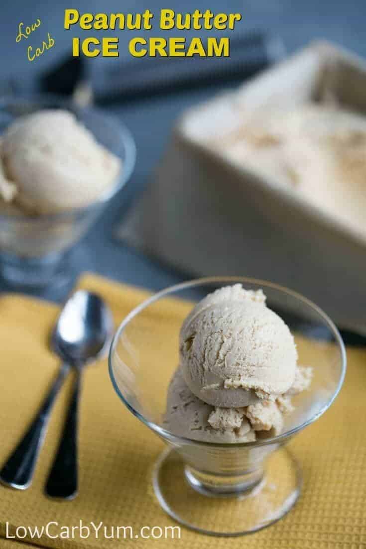 Peanut butter low carb ice cream recipe