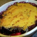 Paleo berry cobbler blueberry dessert