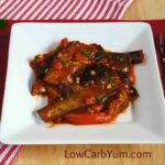 Eggplant Tomato Sauce Pepper Recipe – Paleo Friendly