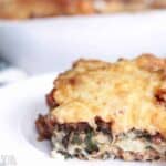 No Noodle Spinach and Meat Lasagna Eggplant