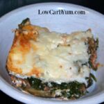 Spinach and Meat Lasagna without Noodles