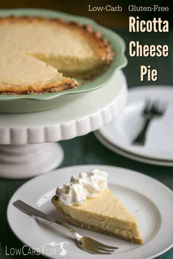 Easy Italian Ricotta Cheese Pie Recipe Low Carb Yum