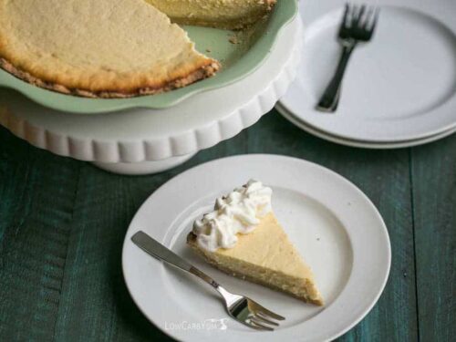 Easy Italian Ricotta Cheese Pie Recipe Low Carb Yum