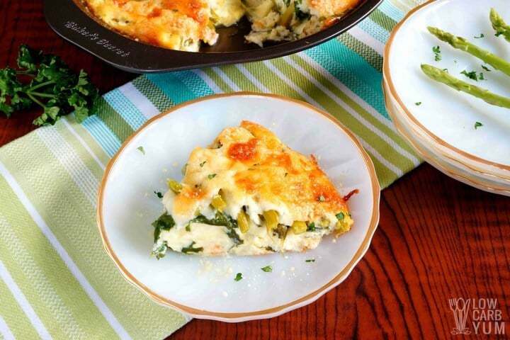 Crustless Asparagus Quiche-image