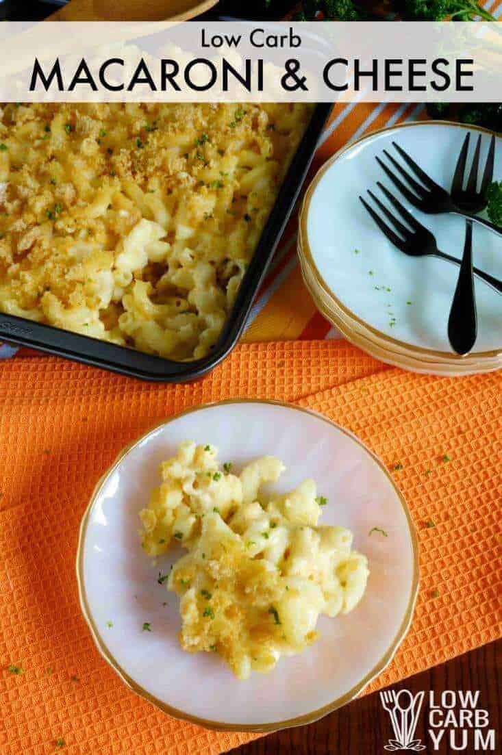 Mac and Cheese with Low Carb Macaroni - Low Carb Yum