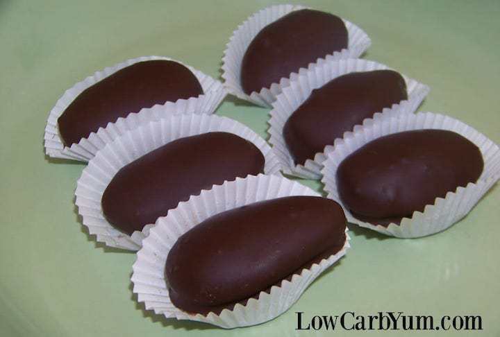 Chocolate covered buttercream candy eggs