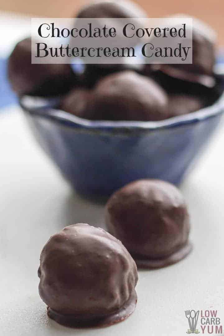 Chocolate covered buttercream candy recipe