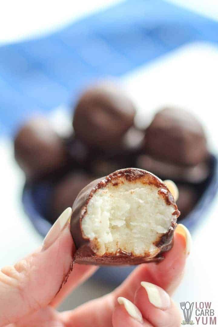 Chocolate covered buttercream candy