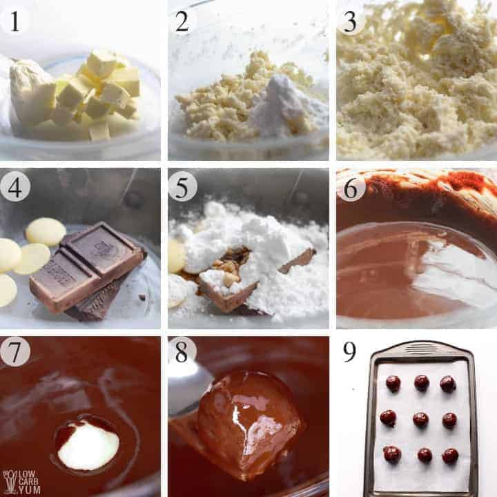 How to make chocolate covered candy with buttercream filling