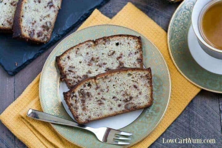 Simple Low Carb Banana Bread Recipe - Gluten Free | Low ...