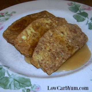 Low Carb French Toast with Cinnamon – Gluten Free