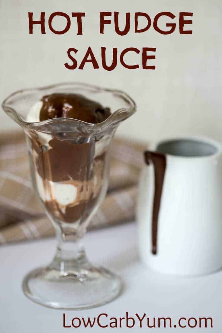 hot fudge sauce on ice cream
