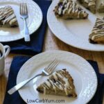 Low carb blueberry coconut flour scones