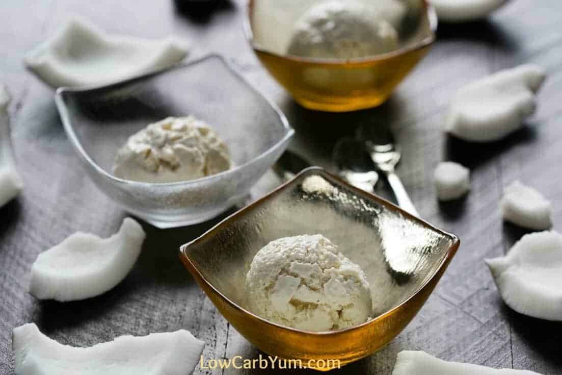 low carb sugar free coconut ice cream recipe