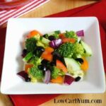 Cucumber Broccoli Salad with Added Color