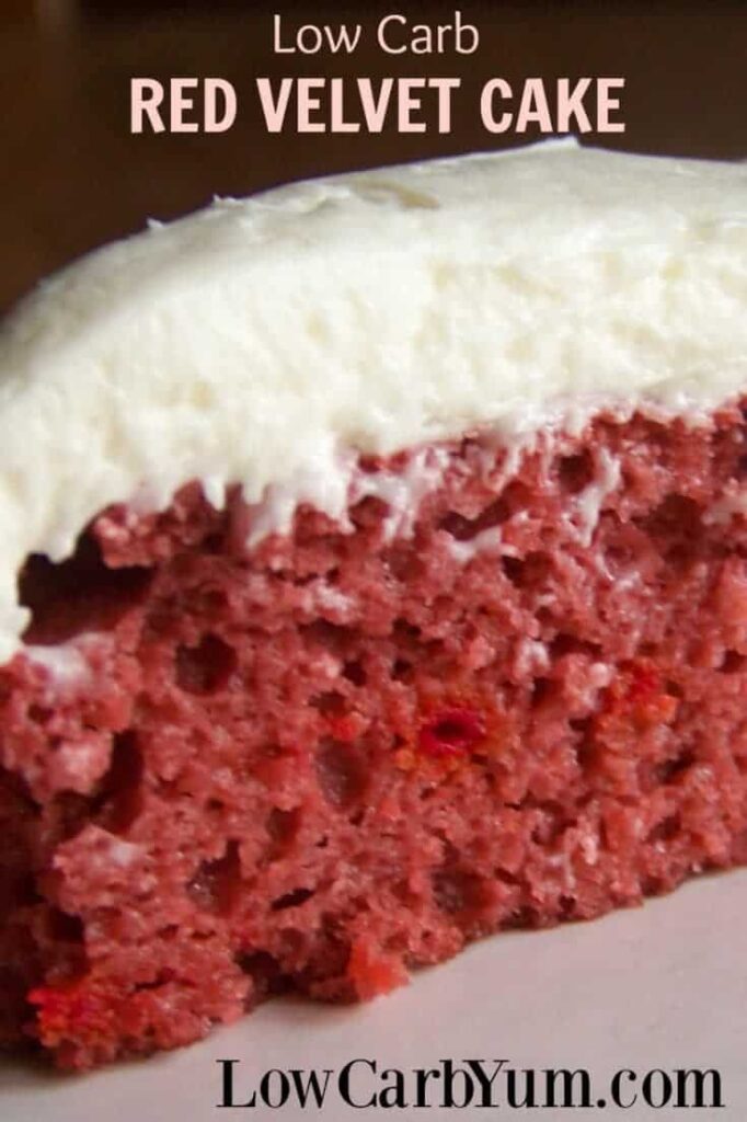 Sugar Free Red Velvet Cake Recipe - Gluten Free | Low Carb Yum