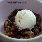 Healthy blueberry crisp - gluten free