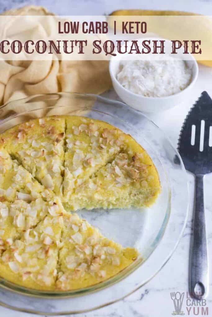 Yellow Squash Pie Recipe (Coconut Custard Pie) Low Carb Yum