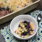 Low carb blueberry cobbler gluten free