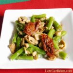 Sauteed Green Beans and Mushrooms with Sun Dried Tomatoes