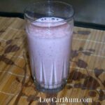 strawberry almond milk protein shake
